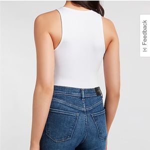 Express Contour High Neck Bodysuit NWOT